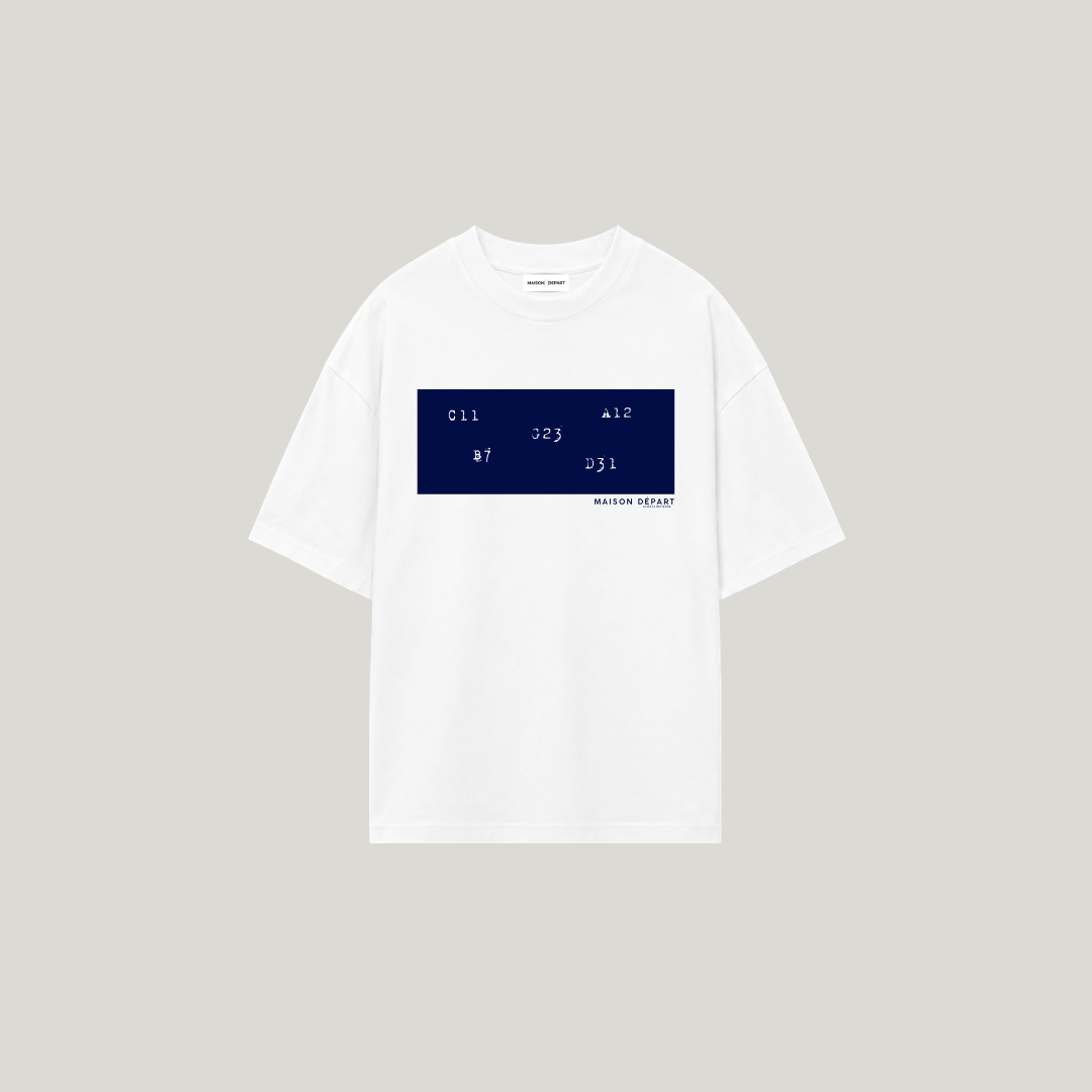White/navy — front