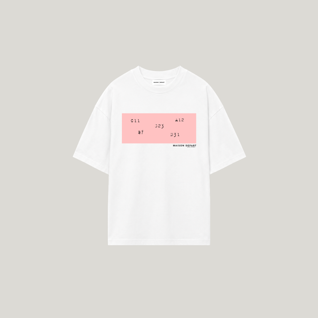 White/pink — front