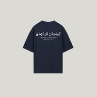 Navy / white — back